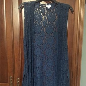 LuLaRoe Lace Joy Blue Unicorn! NBW